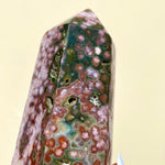 Load image into Gallery viewer, Ocean Jasper Tower - Ruby&#39;s Minerals
