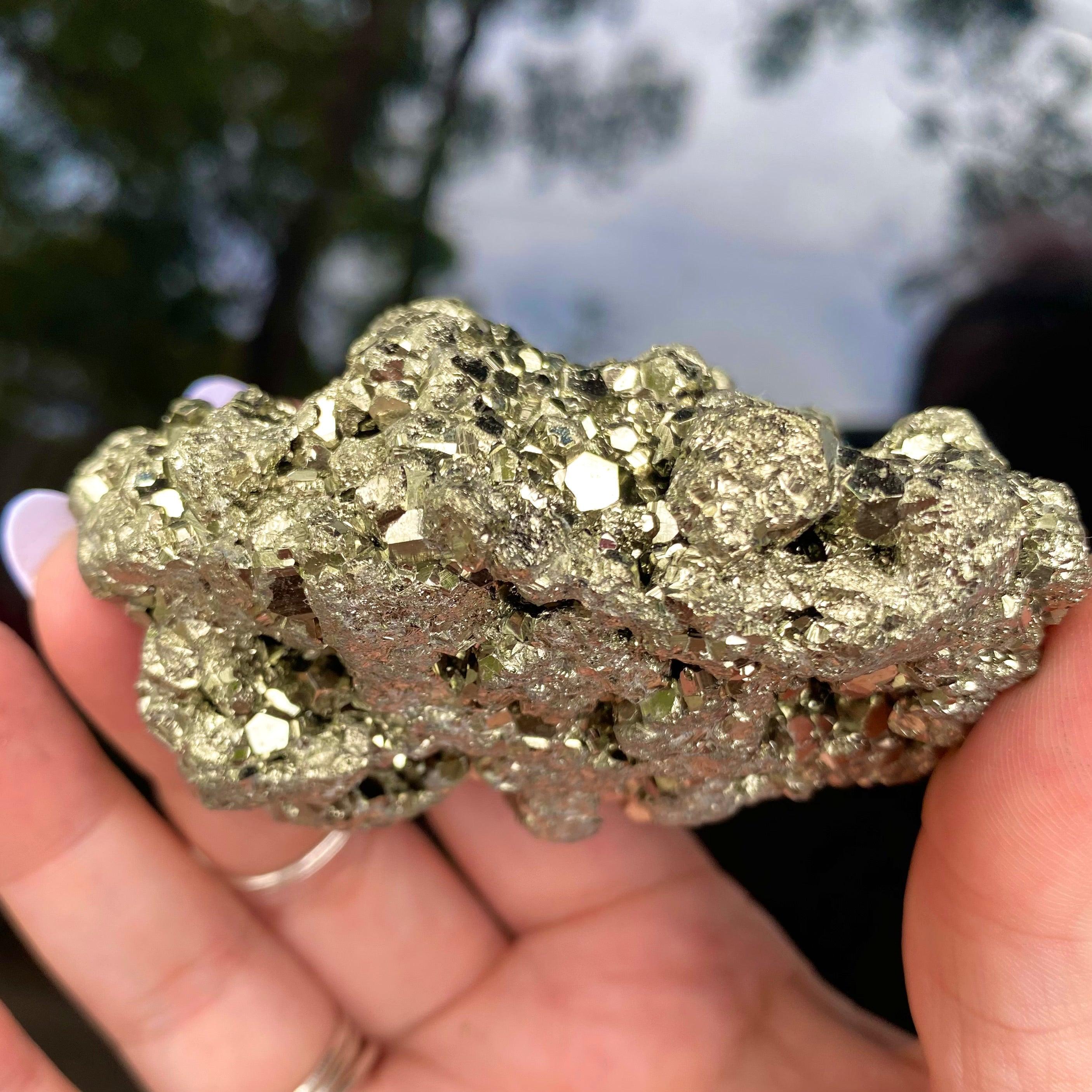 Pyrite Cluster - Ruby's Minerals