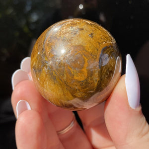 Tigers Eye Sphere - Ruby's Minerals