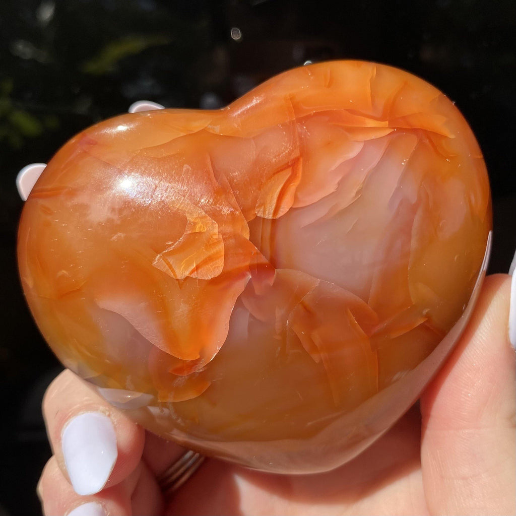 Carnelian Heart - Ruby's Minerals