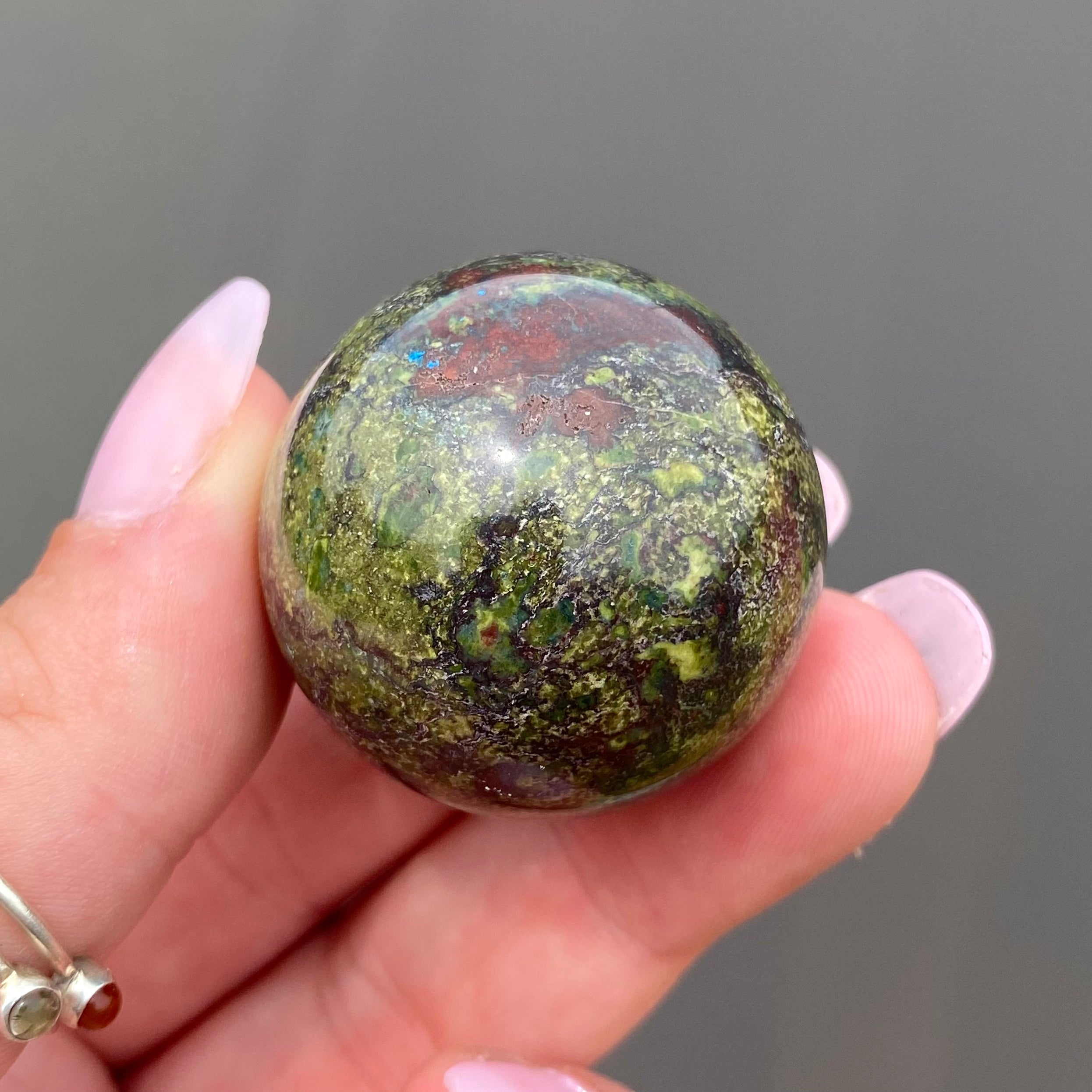 Dragon Bloodstone Sphere