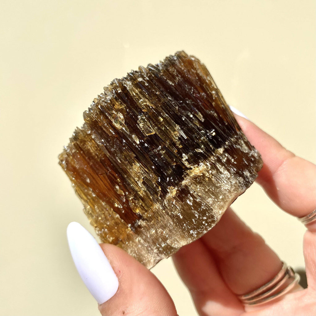 Amber Calcite - Ruby's Minerals