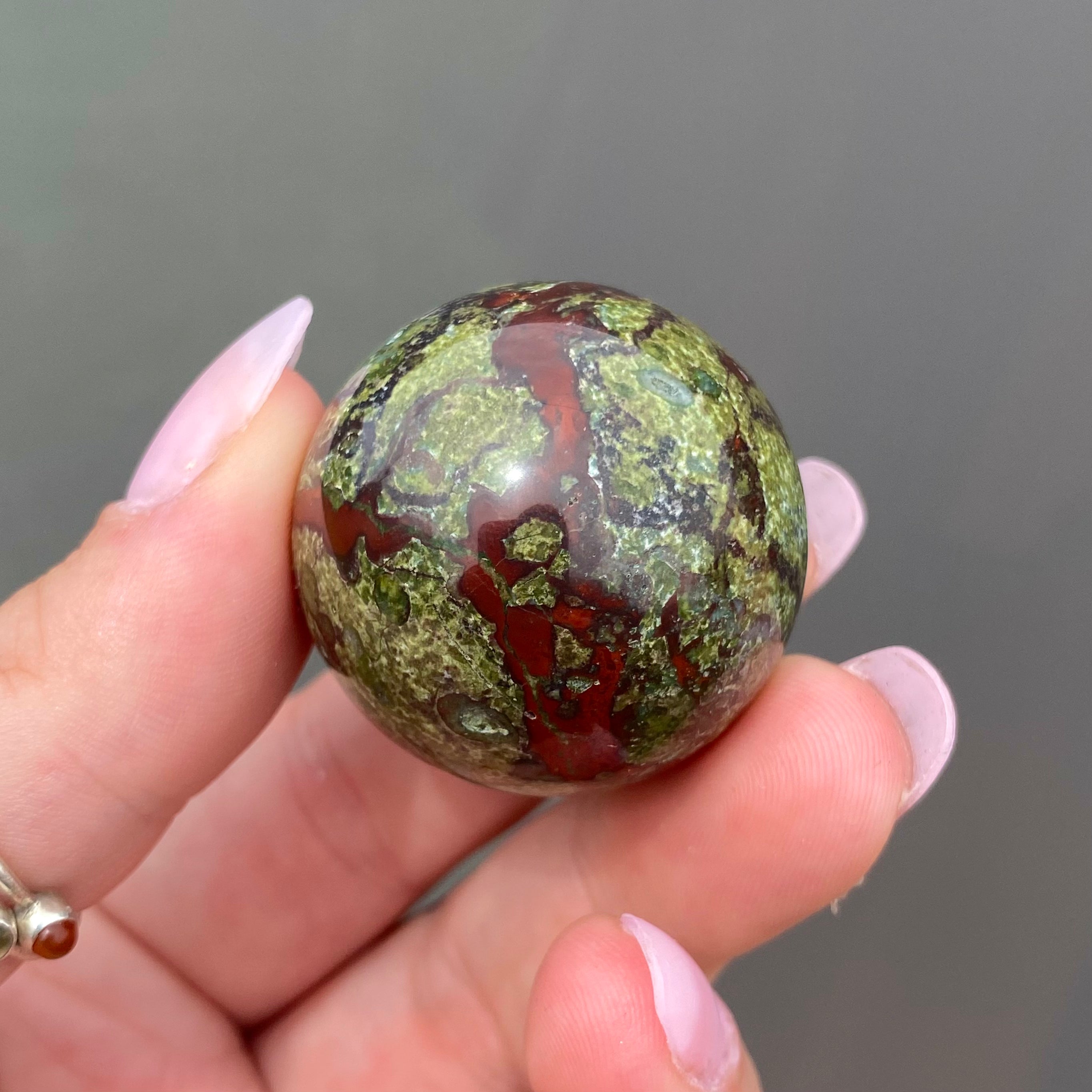 Dragon Bloodstone Sphere