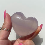 Load image into Gallery viewer, Lavender Fluorite Heart

