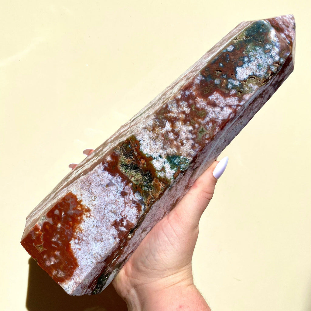 Ocean Jasper Tower - Ruby's Minerals