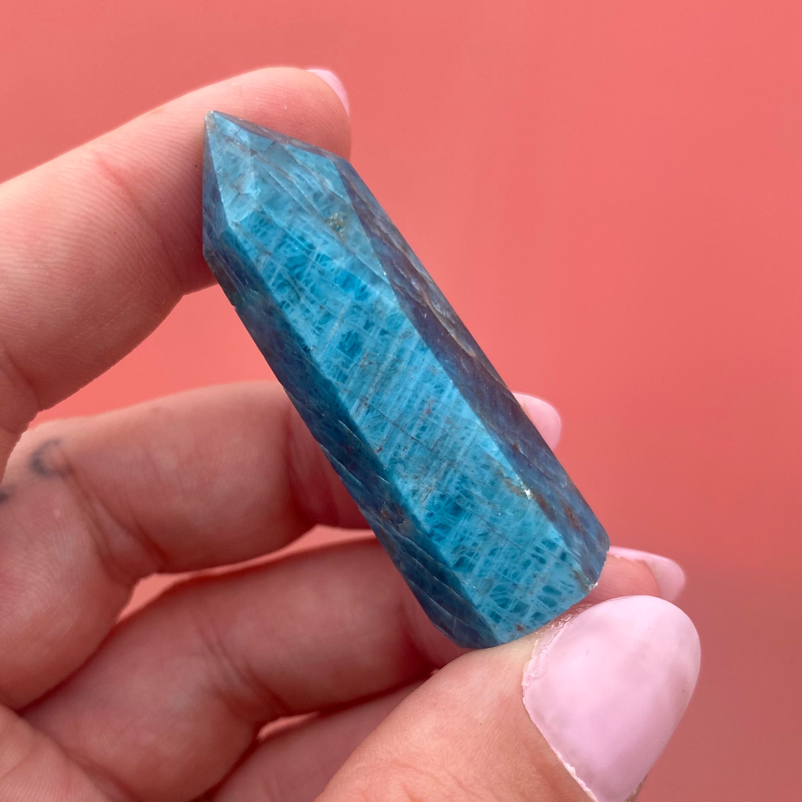 Blue Apatite Point