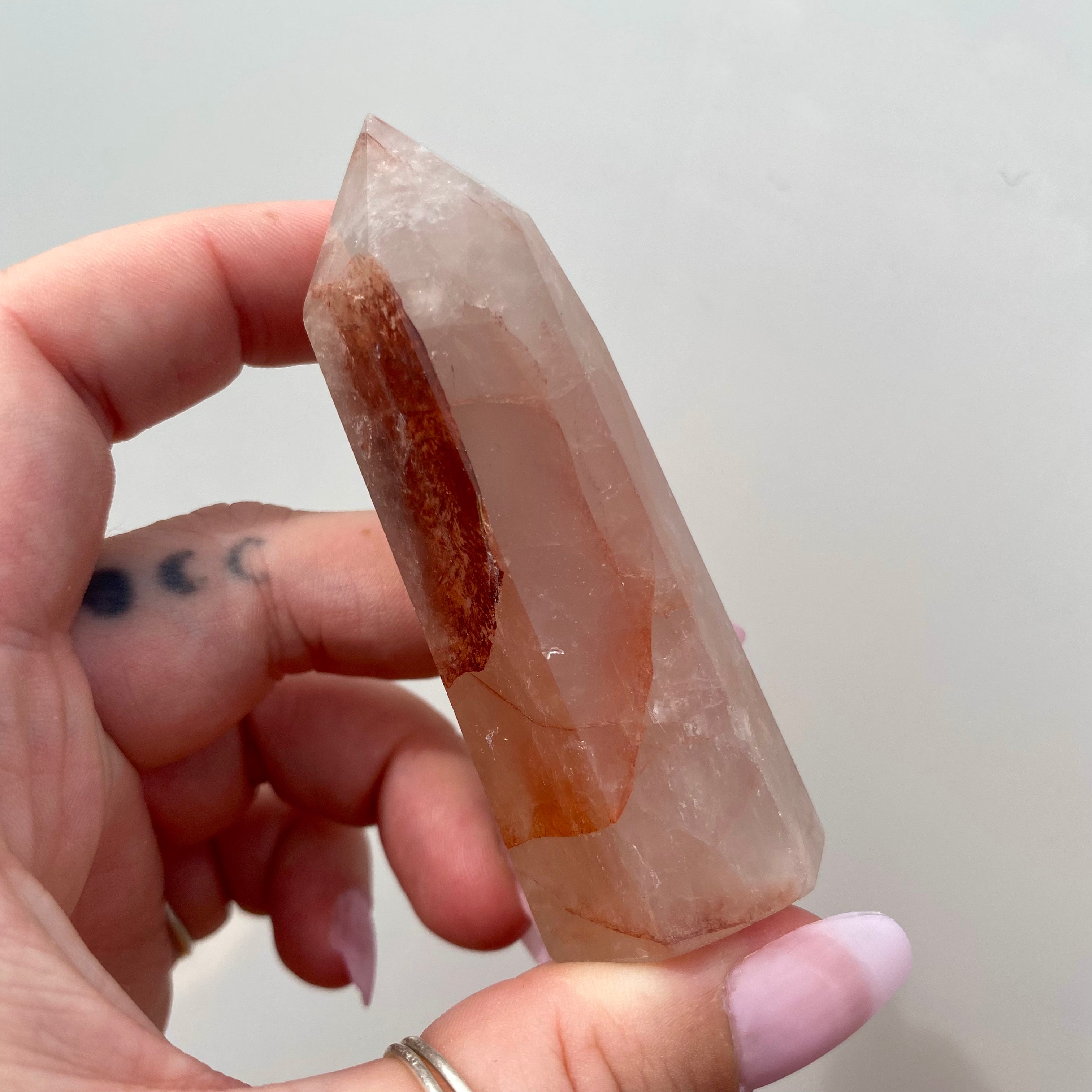 Hematoid Quartz Point