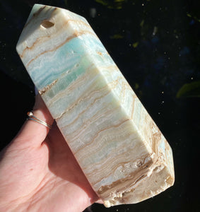 Caribbean Calcite Tower - Ruby's Minerals