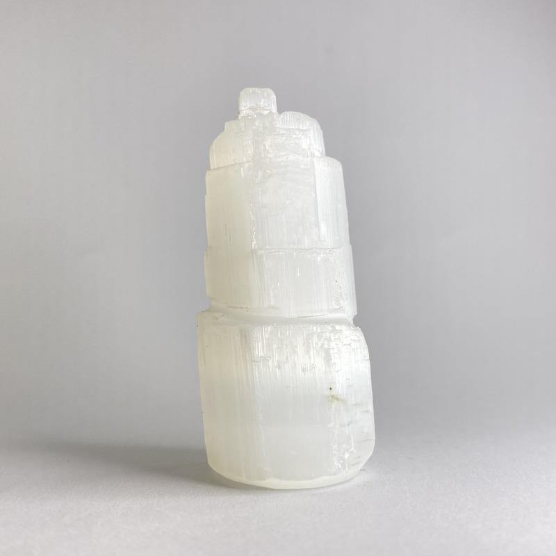 Satin Spar Mini Tower - Ruby's Minerals