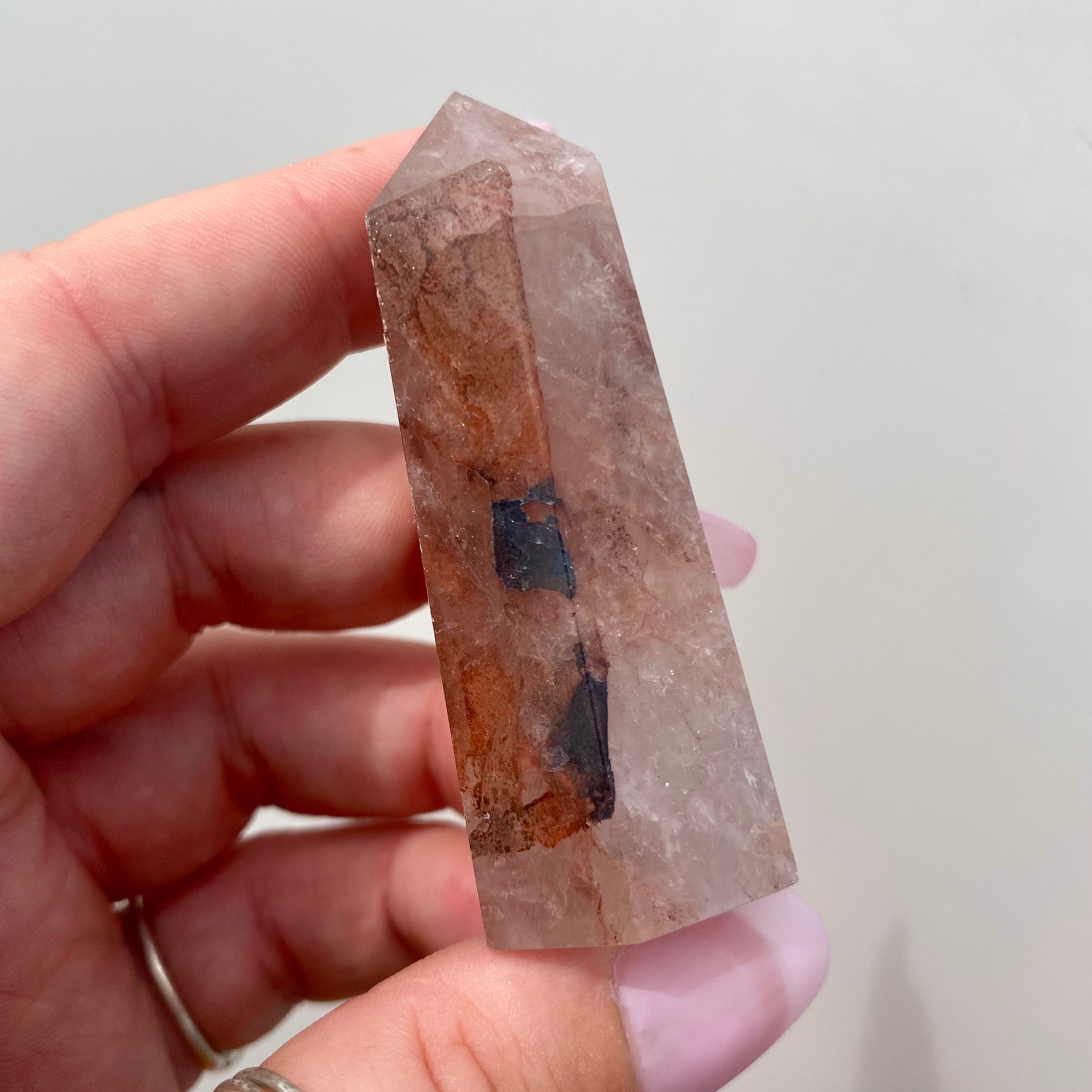 Hematoid Quartz Point