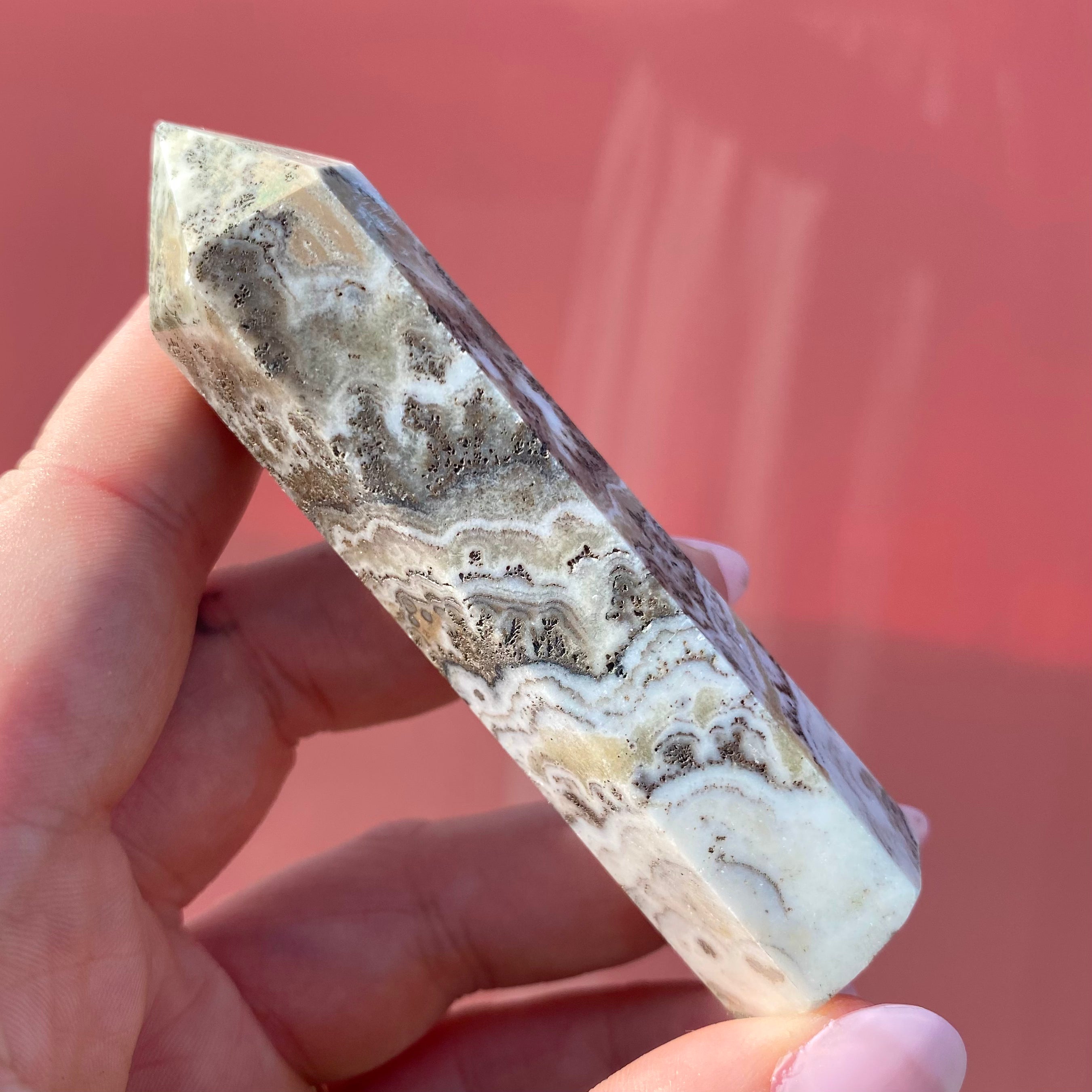 Dendritic Calcite Point