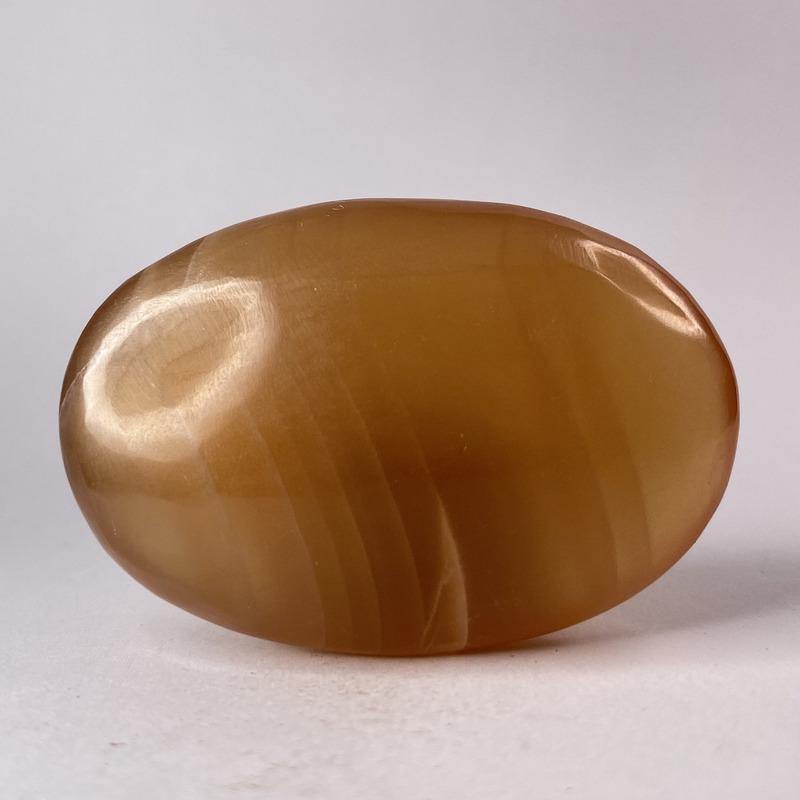 Honey Calcite Palmstone - Ruby's Minerals