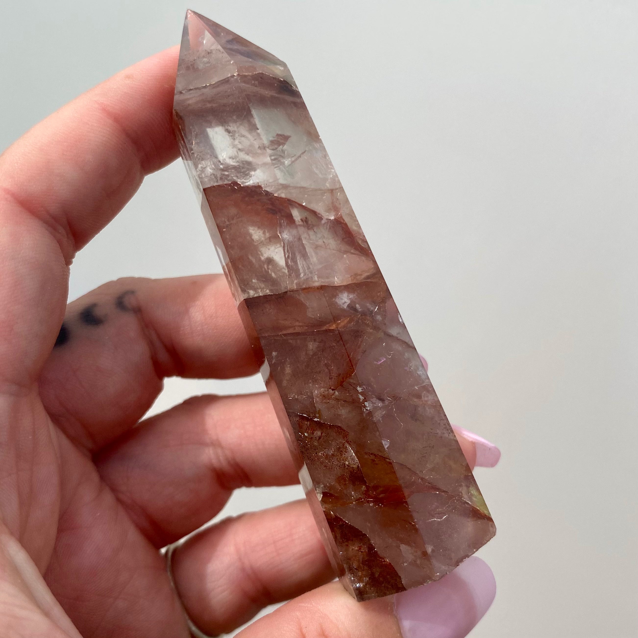 Hematoid Quartz Point