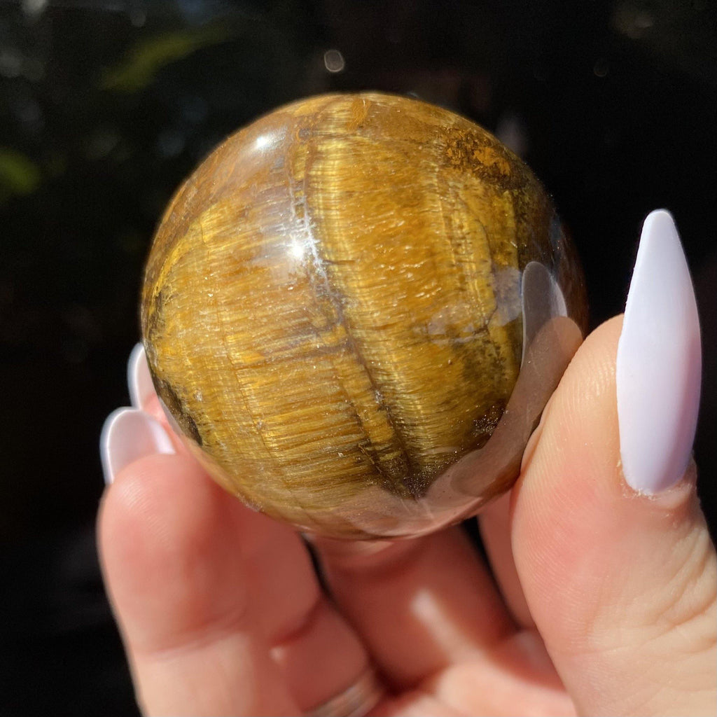 Tigers Eye Sphere - Ruby's Minerals