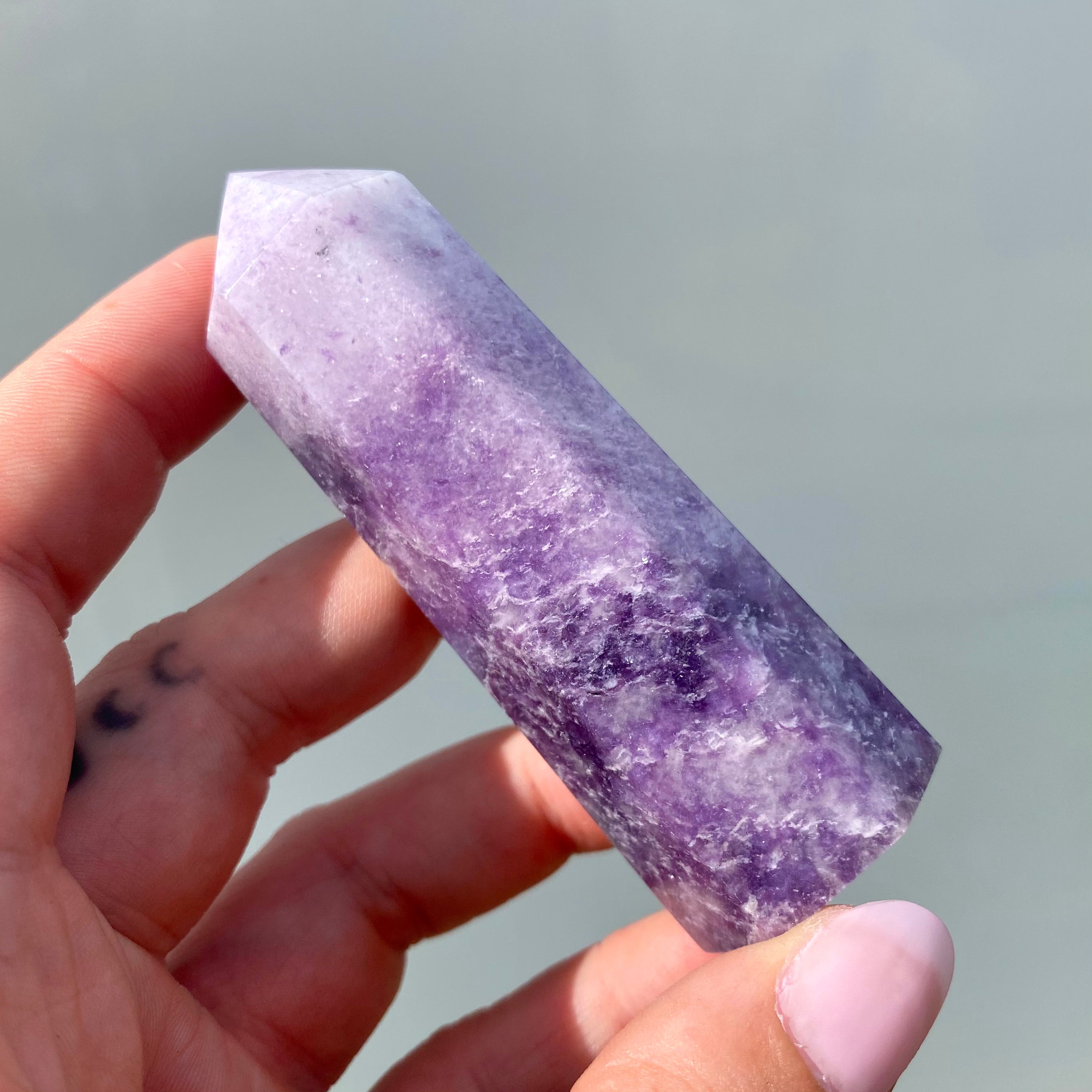 Lepidolite Point
