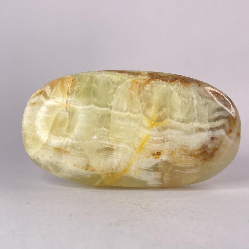 Green Onyx Palmstone - Ruby's Minerals
