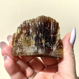 Amber Calcite - Ruby's Minerals