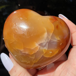 Carnelian Heart - Ruby's Minerals