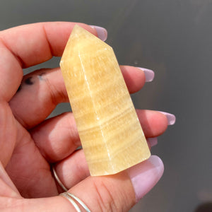 Yellow Calcite Point