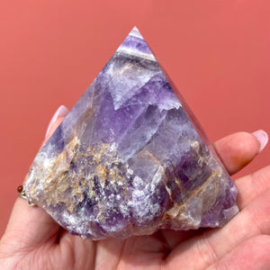 Chevron Amethyst Rough Point