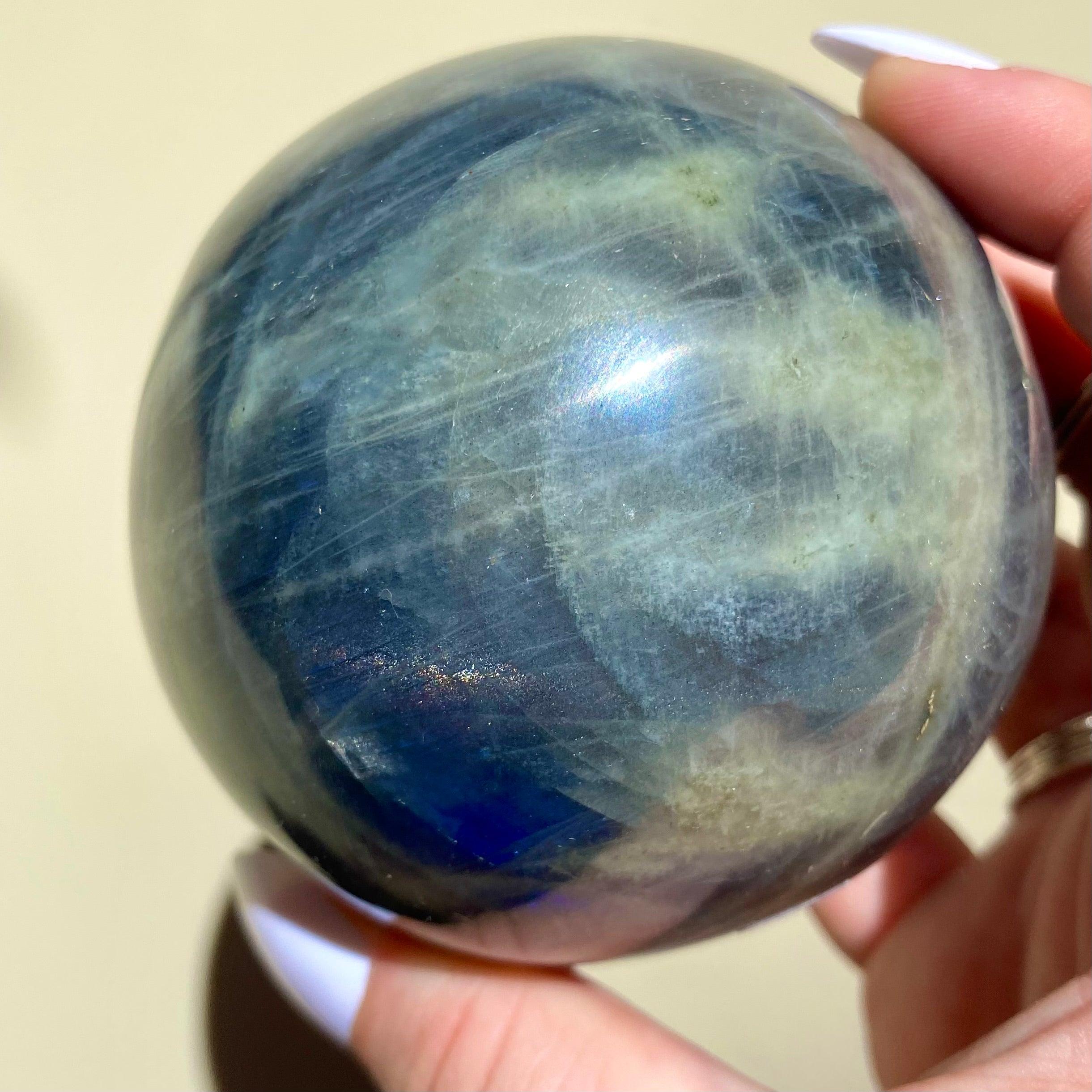 Labradorite Sphere - Ruby's Minerals
