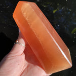 Load image into Gallery viewer, Honey Calcite Tower - Ruby&#39;s Minerals
