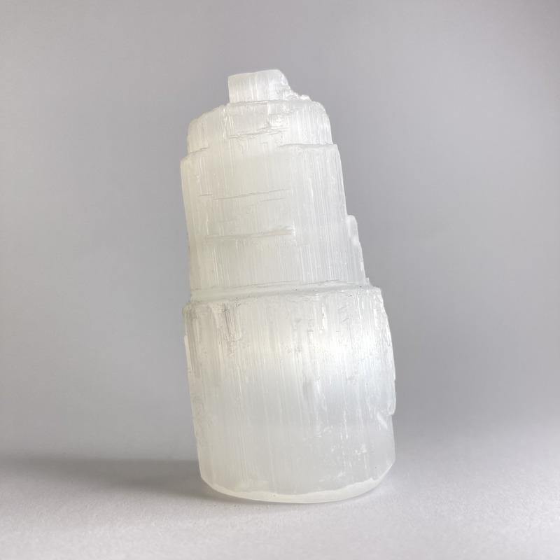 Satin Spar Mini Tower - Ruby's Minerals