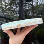 Load image into Gallery viewer, Caribbean Calcite Plate - Ruby&#39;s Minerals
