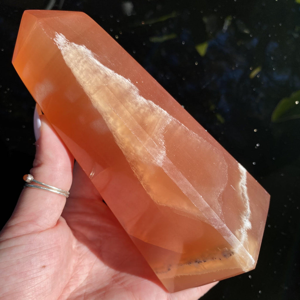 Honey Calcite Tower - Ruby's Minerals