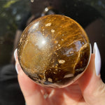 Load image into Gallery viewer, Tigers Eye Sphere - Ruby&#39;s Minerals
