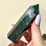 Load image into Gallery viewer, Moss Agate Point - Ruby&#39;s Minerals
