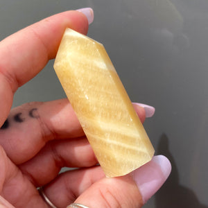 Yellow Calcite Point