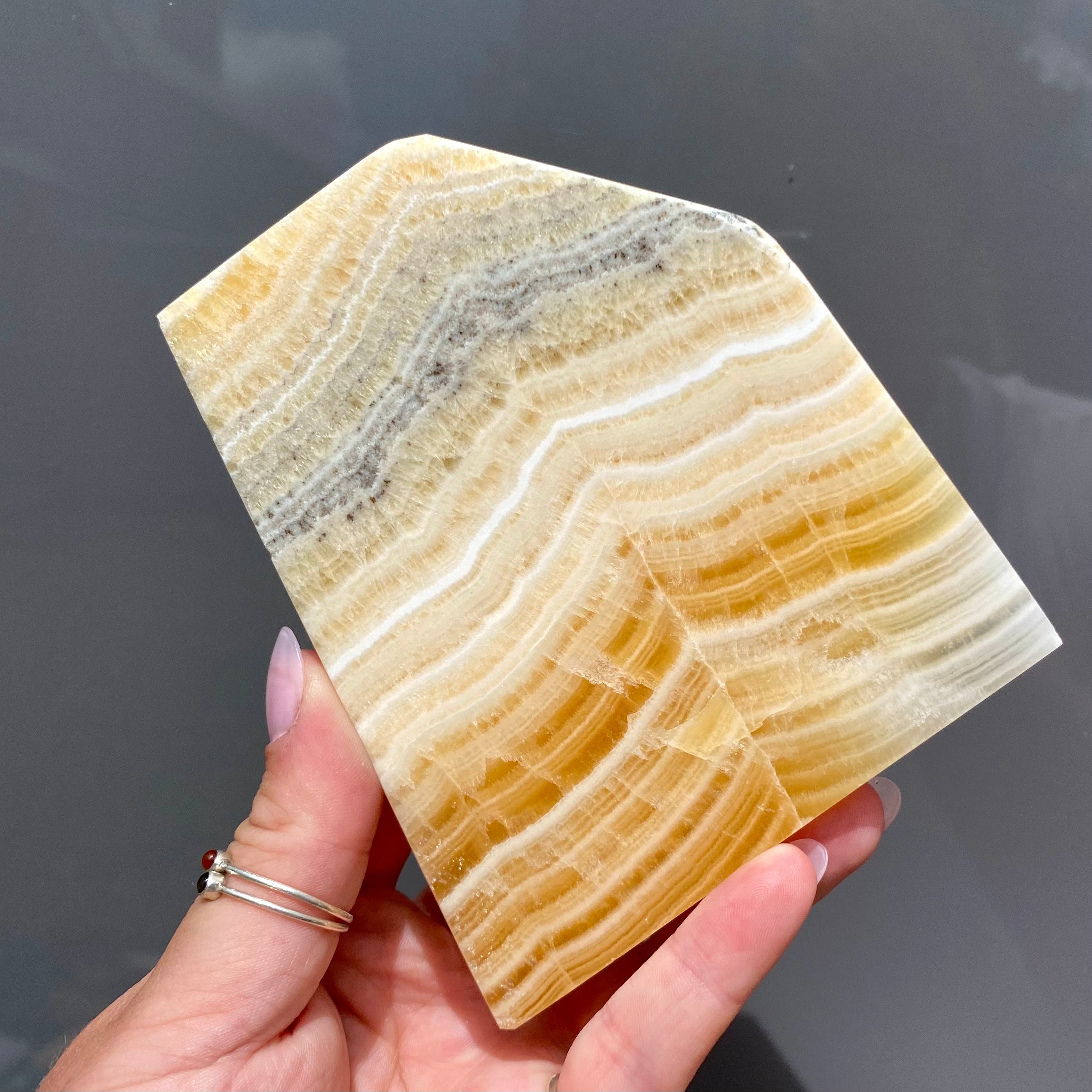Yellow Calcite Slab