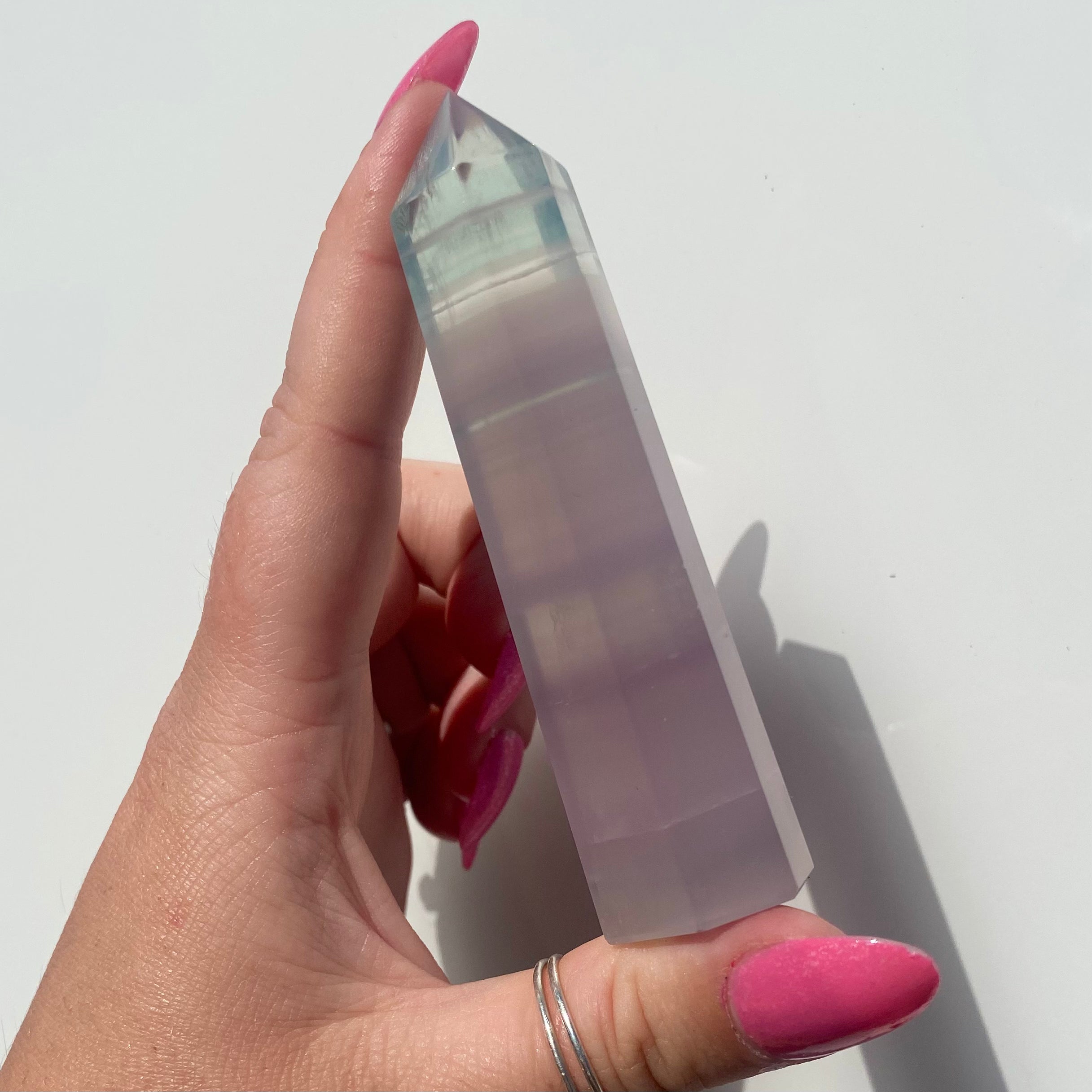 Lavender Fluorite Point