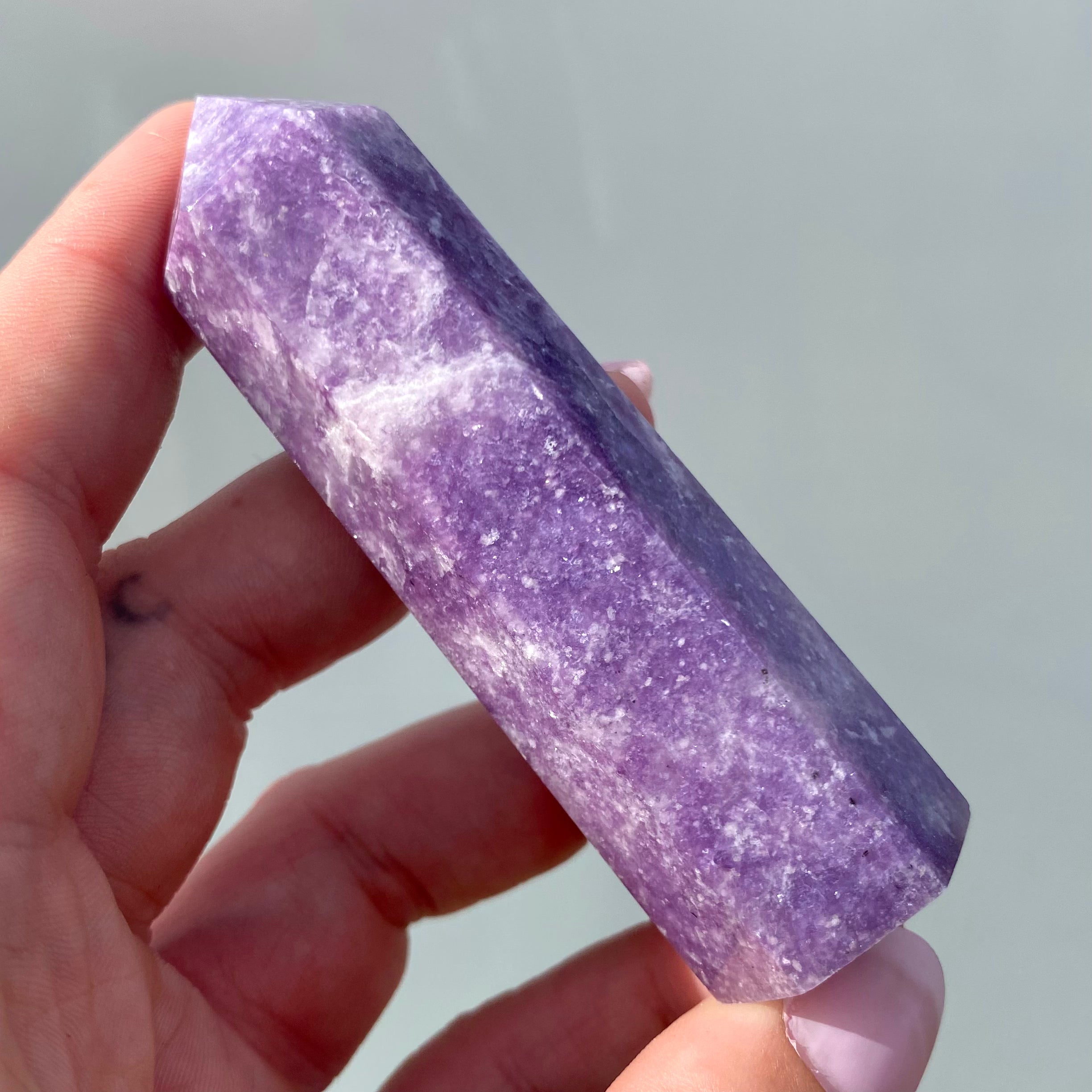 Lepidolite Point