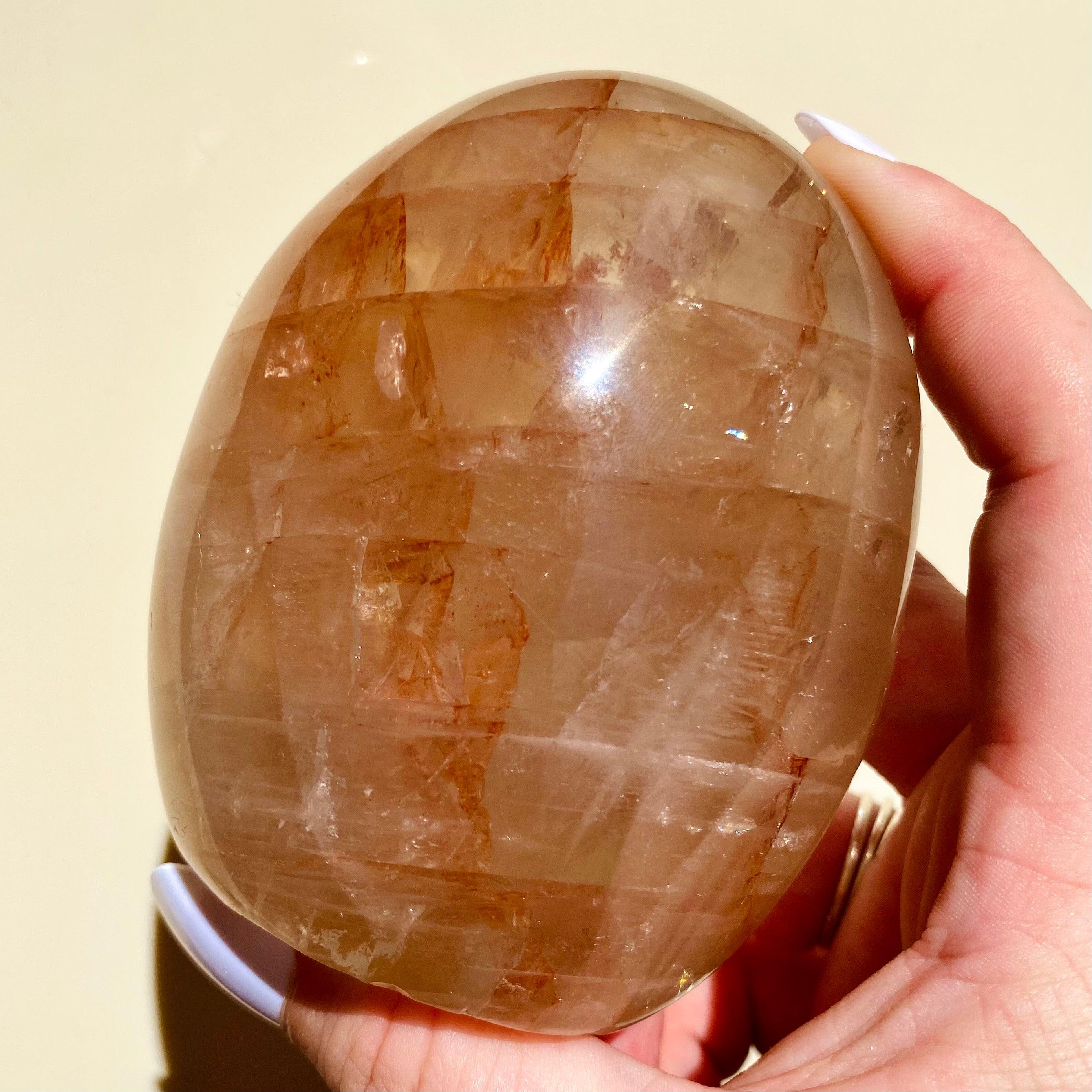Hematoid Quartz Freeform - Ruby's Minerals