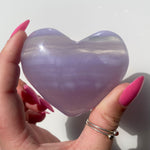 Load image into Gallery viewer, Lavender Fluorite Heart
