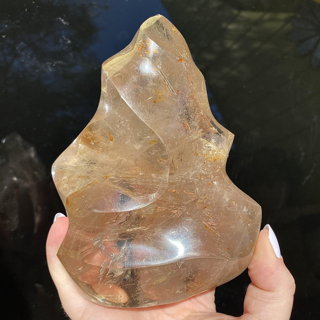 Smoky Quartz Flame - Ruby's Minerals