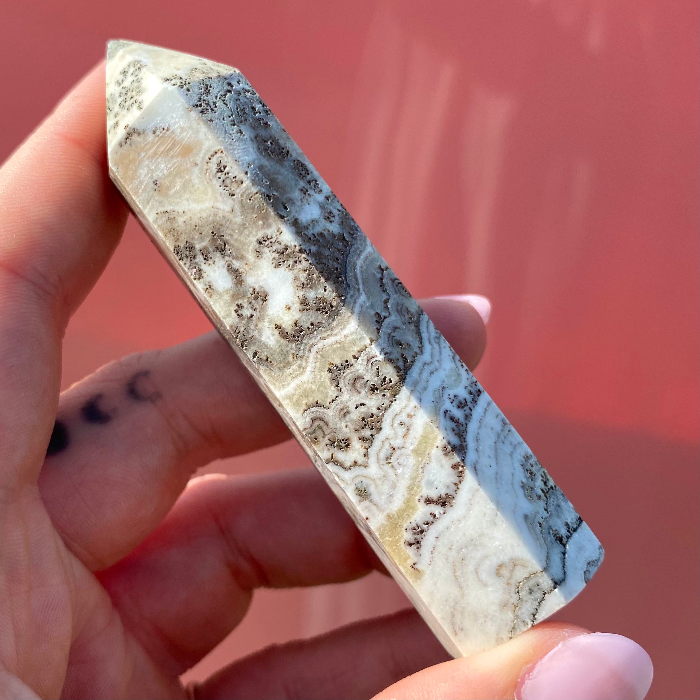 Dendritic Calcite Point