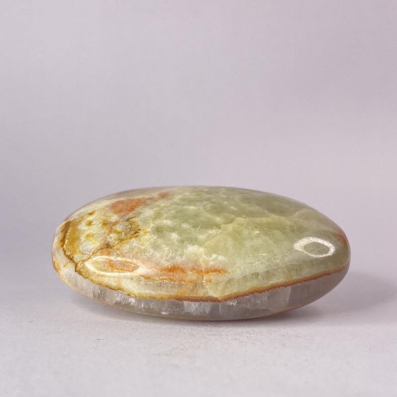 Green Onyx Palmstone - Ruby's Minerals