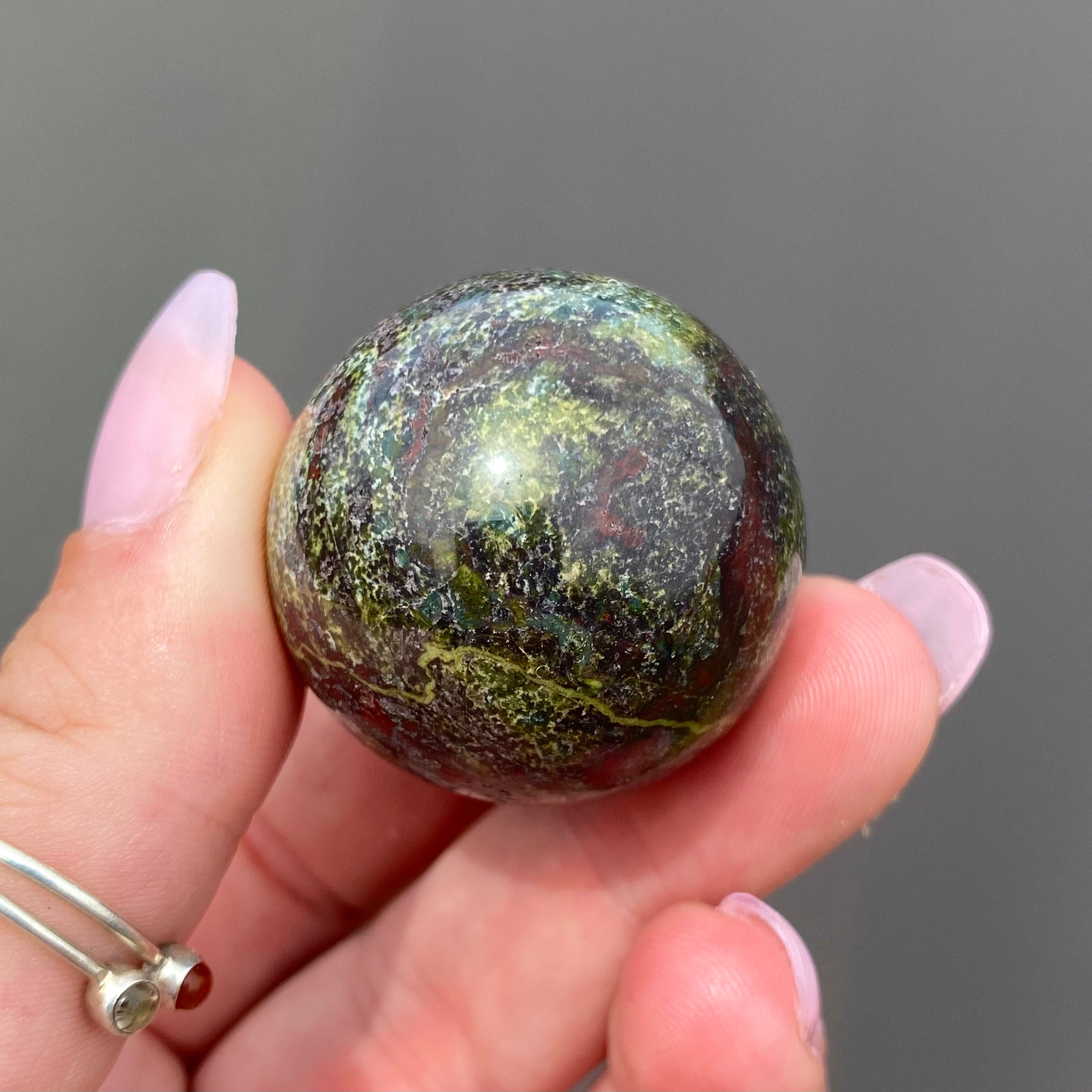 Dragon Bloodstone Sphere