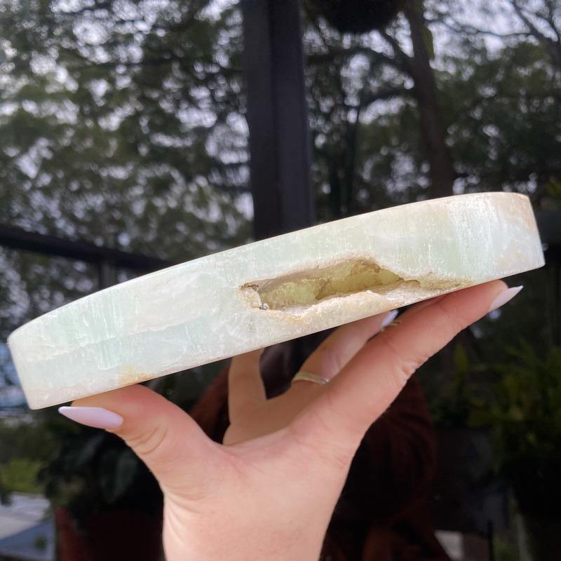 Caribbean Calcite Plate - Ruby's Minerals