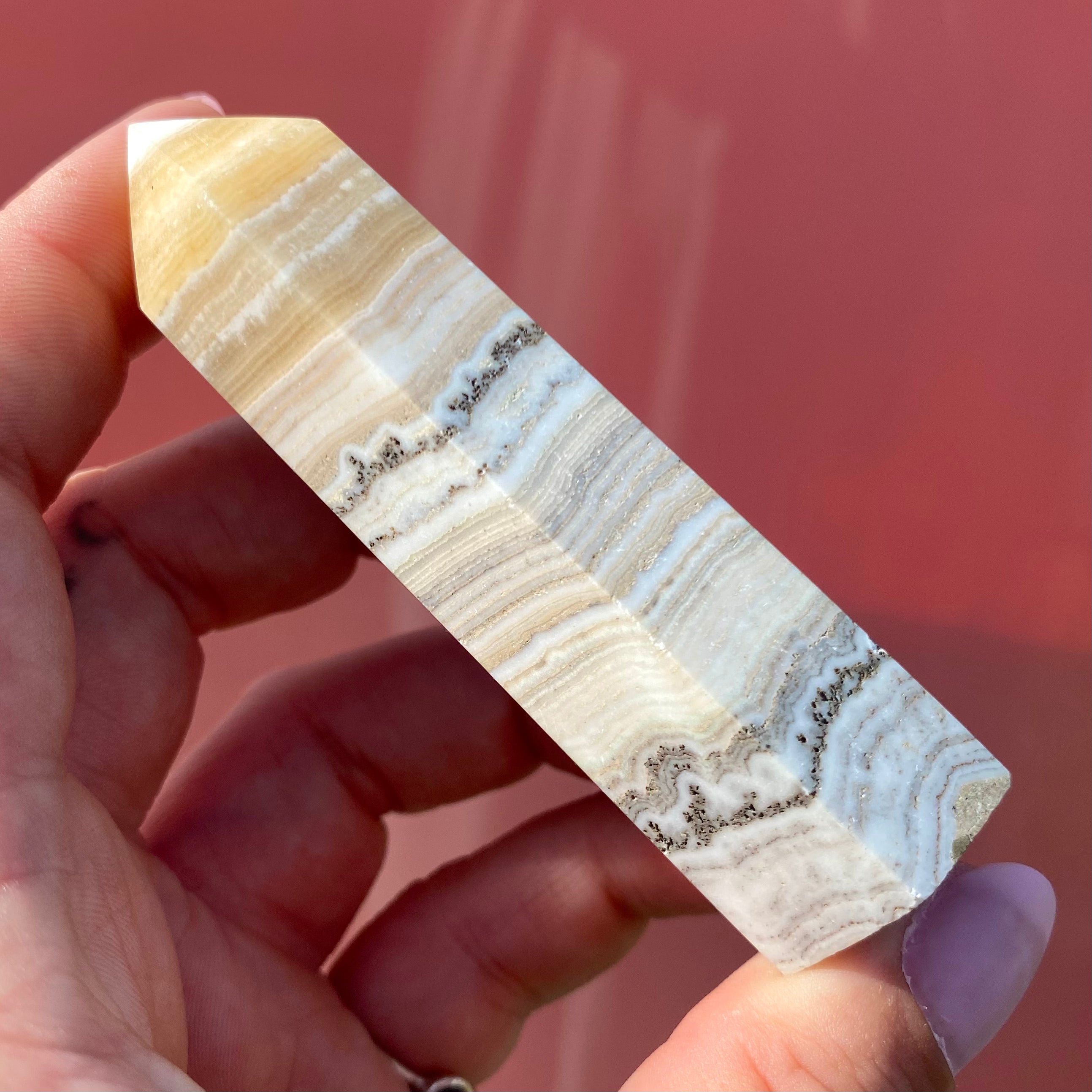 Dendritic Calcite Point