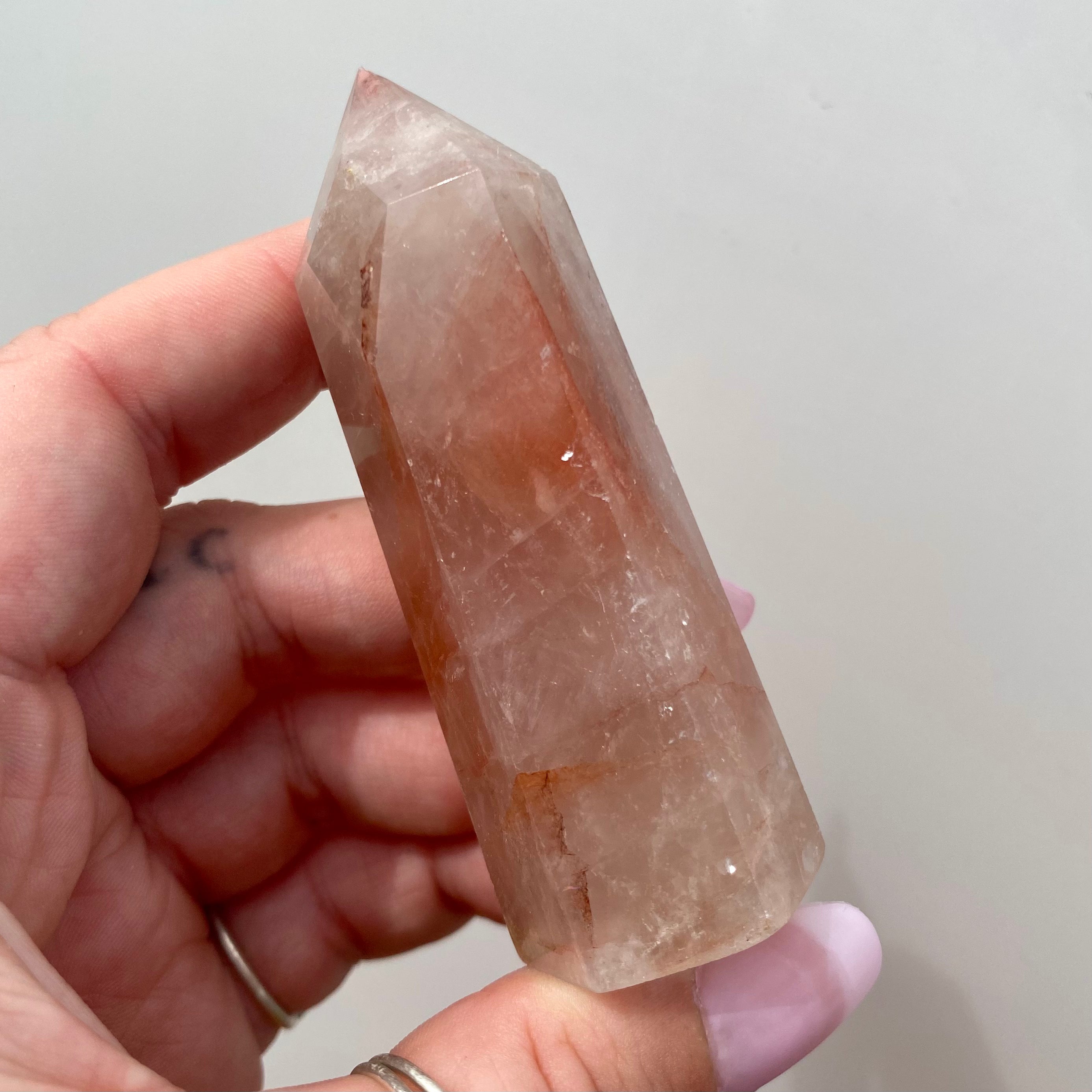 Hematoid Quartz Point