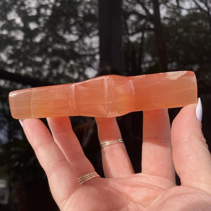 Honey Calcite Star - Ruby's Minerals