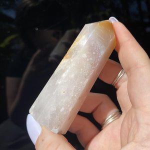 Flower Agate Point - Ruby's Minerals
