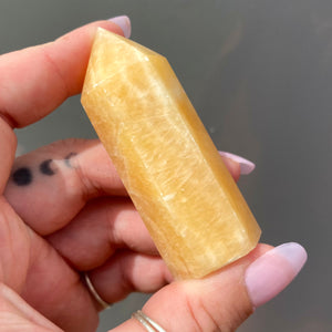 Yellow Calcite Point