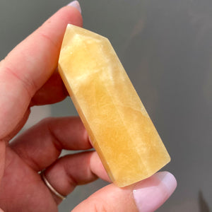 Yellow Calcite Point