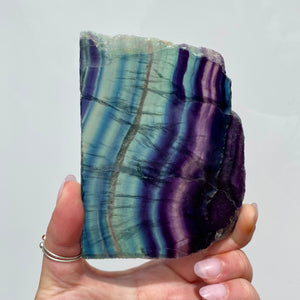 Rainbow Fluorite Slab