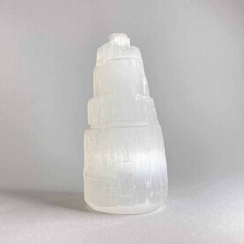 Satin Spar Mini Tower - Ruby's Minerals